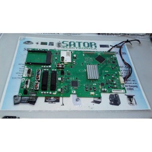 Placa MAIN KE449WE02 (QPWBXE449WJN4) RTUDA019WJQZ Z para Sharp LC32D44E-BK
