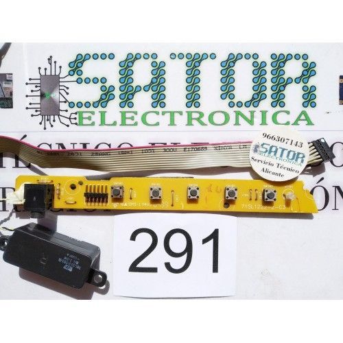 Botonera 715L1222-2-C3 y Cable Flex Awm 2651 E170689