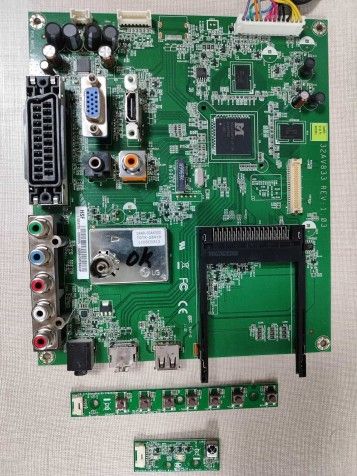 Circuito Electrónico Placa MAIN 32AV833 y Botonera E227809