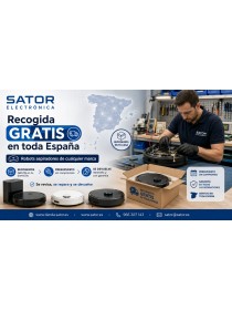 Recogida Gratis de Robot Aspirador en Toda España para Presupuesto de Reparación
