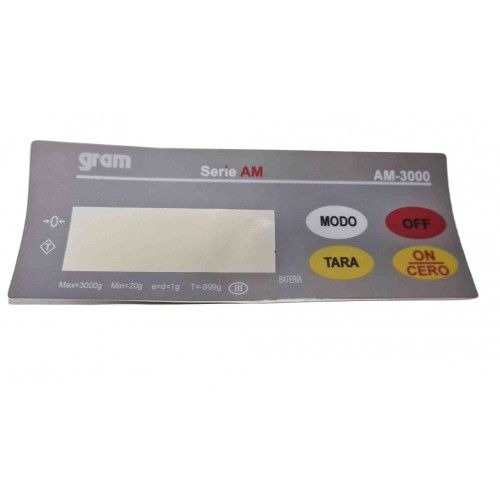 Adhesivo del Teclado para Balanza Gram AM-3000