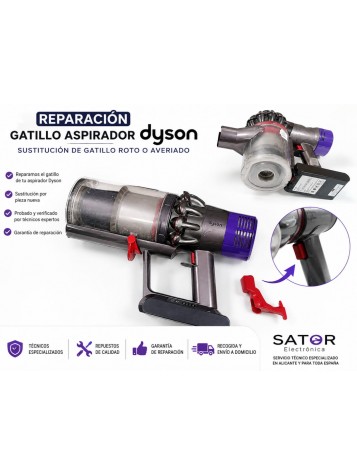 Reparación Gatillo Aspirador Dyson con Recogida y Envío
