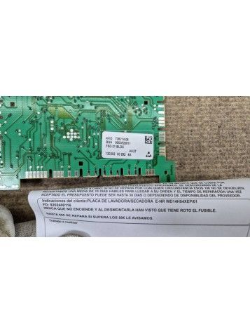 Reparar Circuito Lavadora Secadora Bsh 9000520511