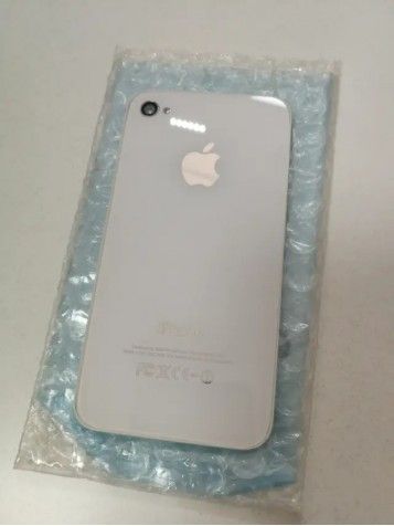 Cristal Trasero iPhone 4s Blanco